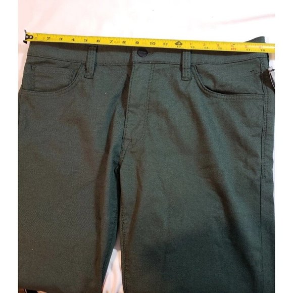 34 Heritage Green Cool Max Courage Jeans Mid rise Straight NEW size 36 x 32 - Picture 10 of 14